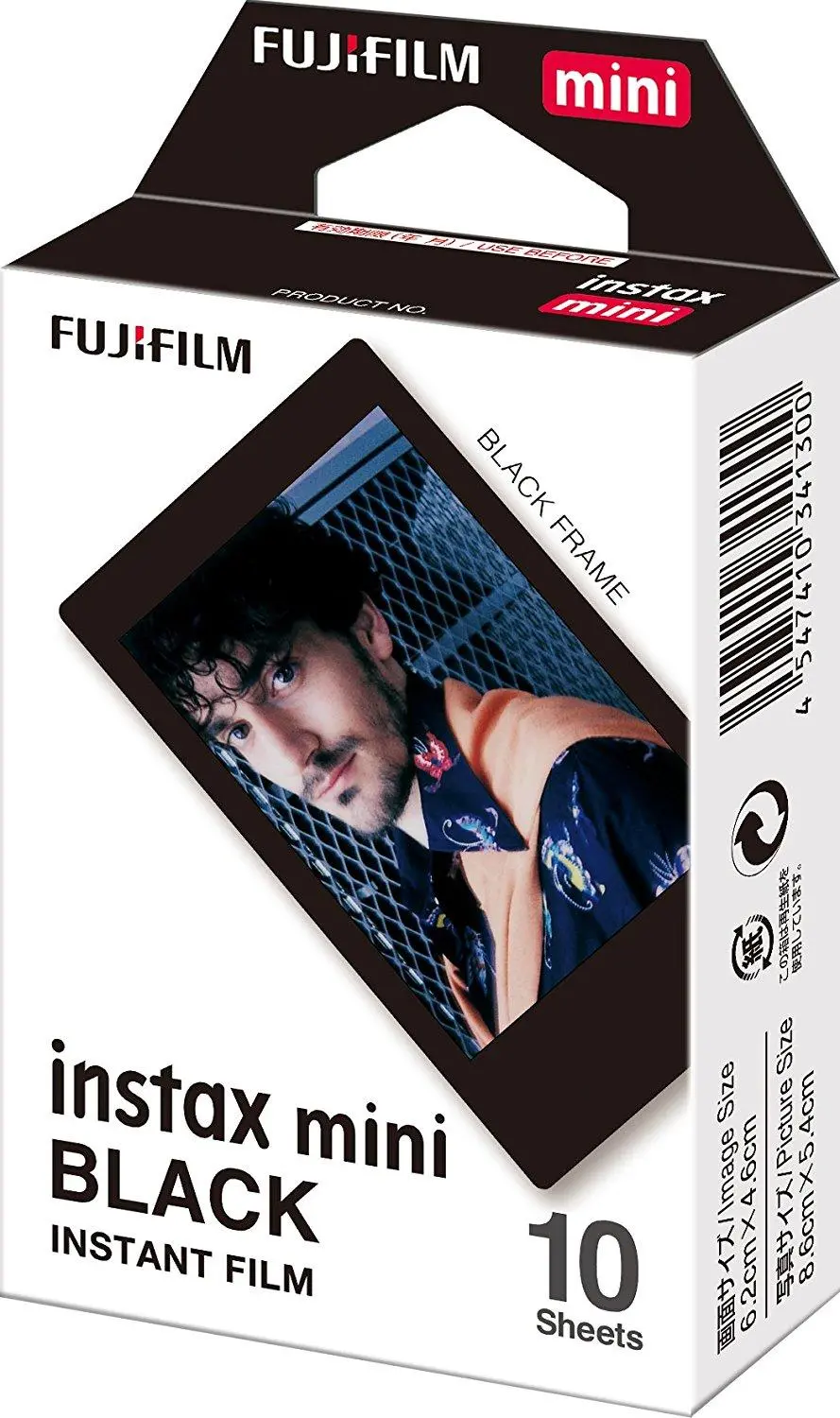 Wkład do aparatu Fujifilm Instax Mini Czarna ramka 10szt.
