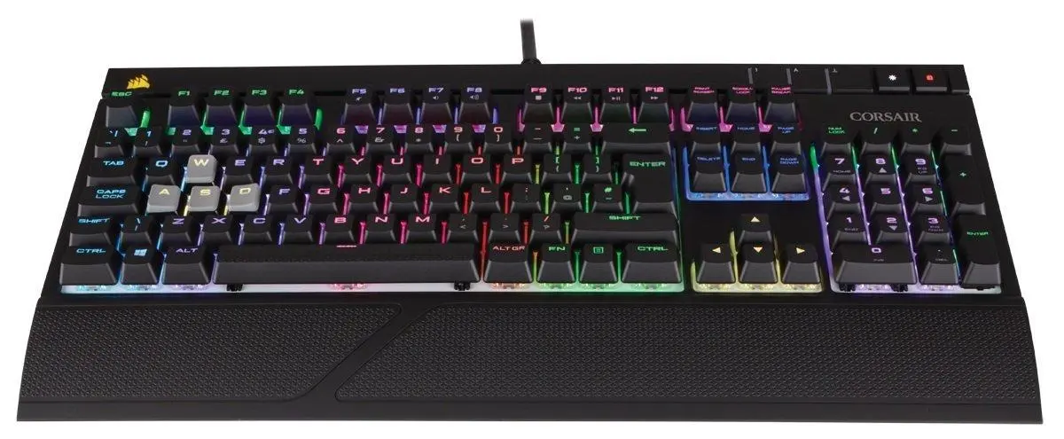 Klawiatura mechaniczna Corsair Strafe RGB Cherry MX Red Czarny