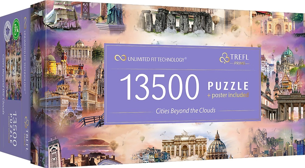 Puzzle Cities Beyond the Clouds 13500 elementów