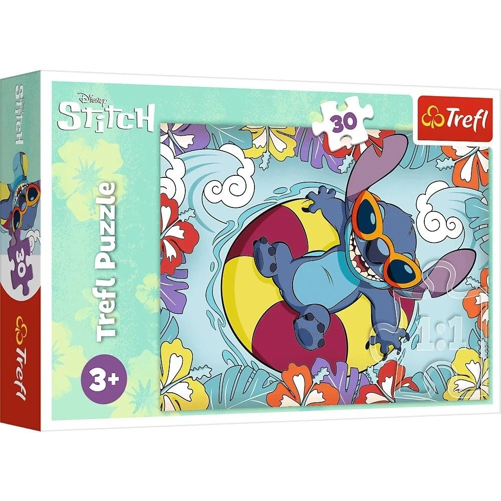 Puzzle Lilo i Stitch na wakacjach 30 elementów