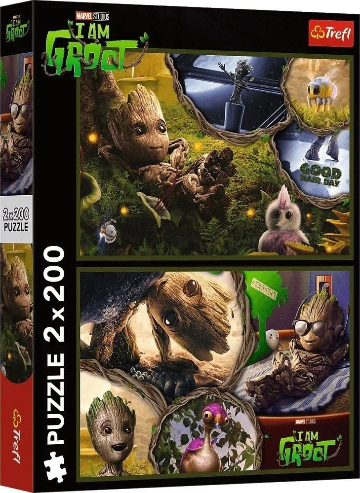 Puzzle Marvel Ja jestem Groot 2x200 elementów