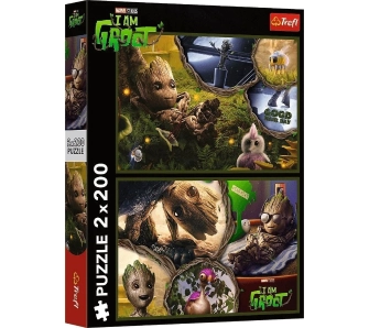 Puzzle Marvel Ja jestem Groot 2x200 elementów
