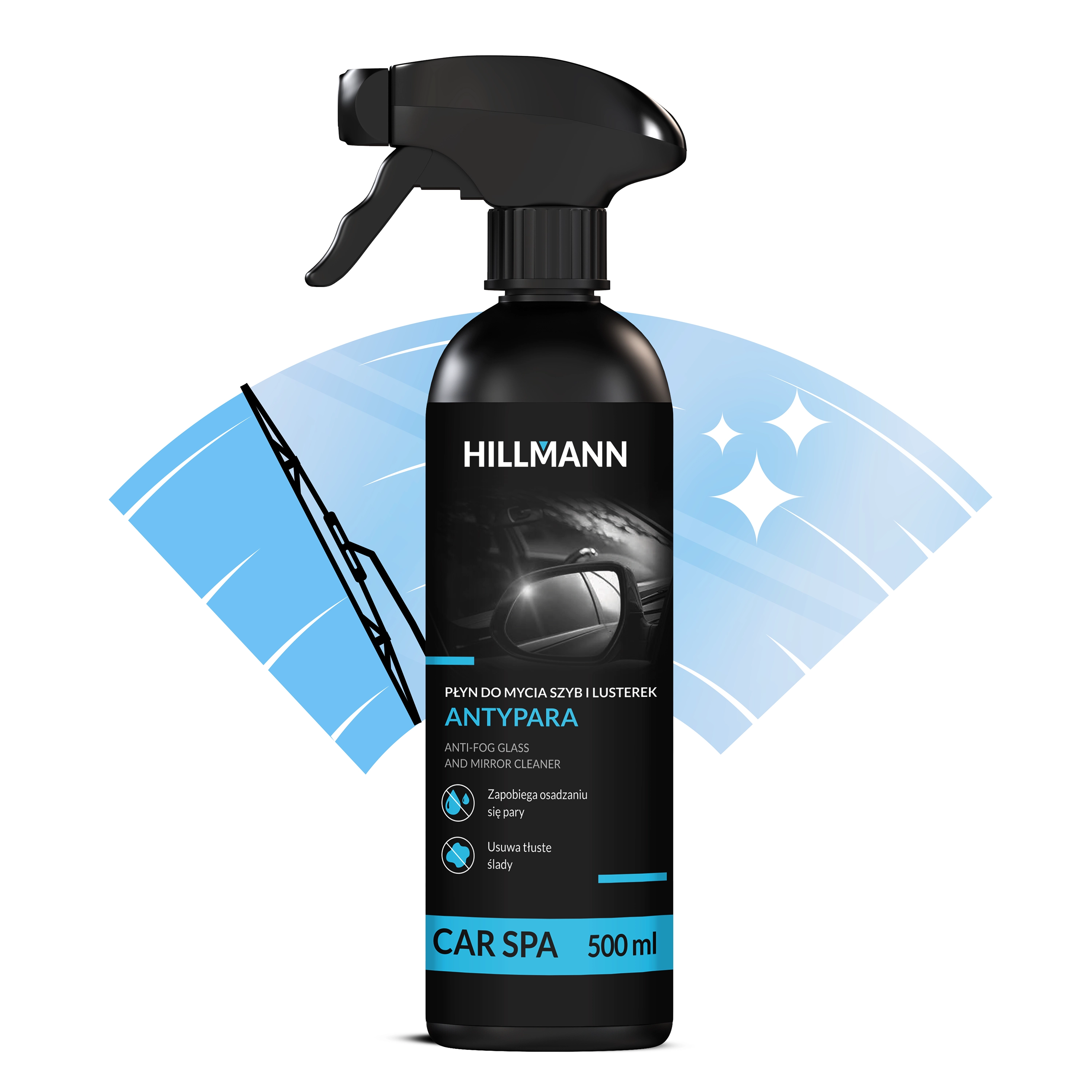 Płyn do mycia szyb i lusterek Antypara HILLMANN HASAP500 500 ml