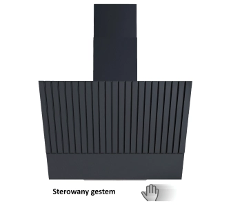 Okap VDB VI-Vento Gest 60 Czarny