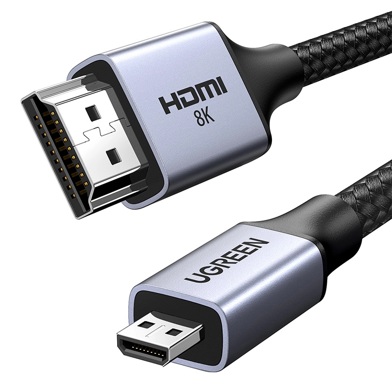 Kabel HDMI UGREEN HD164 microHDMI - HDMI 8K 2m
