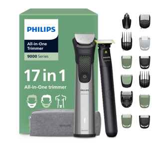 Trymer Philips Seria 9000 MG9535/15 12 nasadek 120min