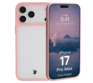 Bizon Angelo do Apple iPhone 17 Pro Max z różową ramką