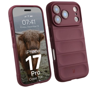 Etui Bizon Tur do Apple iPhone 17 Pro Ciemnofioletowy