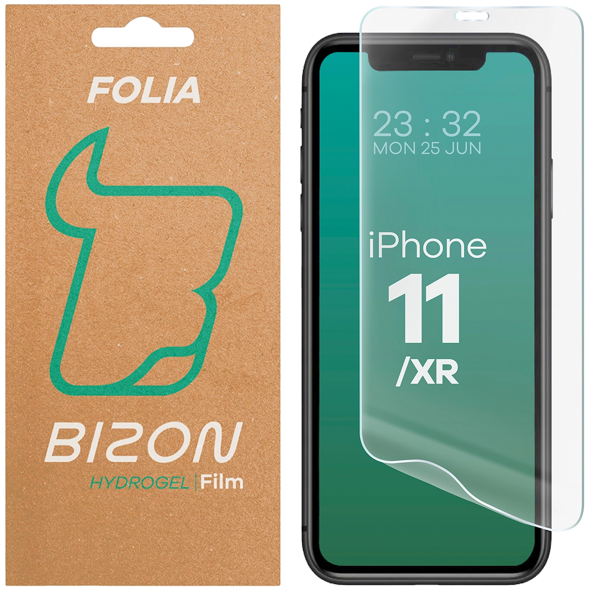 Folia hydrożelowa Bizon na ekran Hydrogel Front do iPhone 11 / XR 1 sztuka