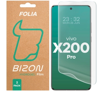 Folia hydrożelowa Bizon na ekran Hydrogel Front do Vivo X200 Pro 2 sztuki