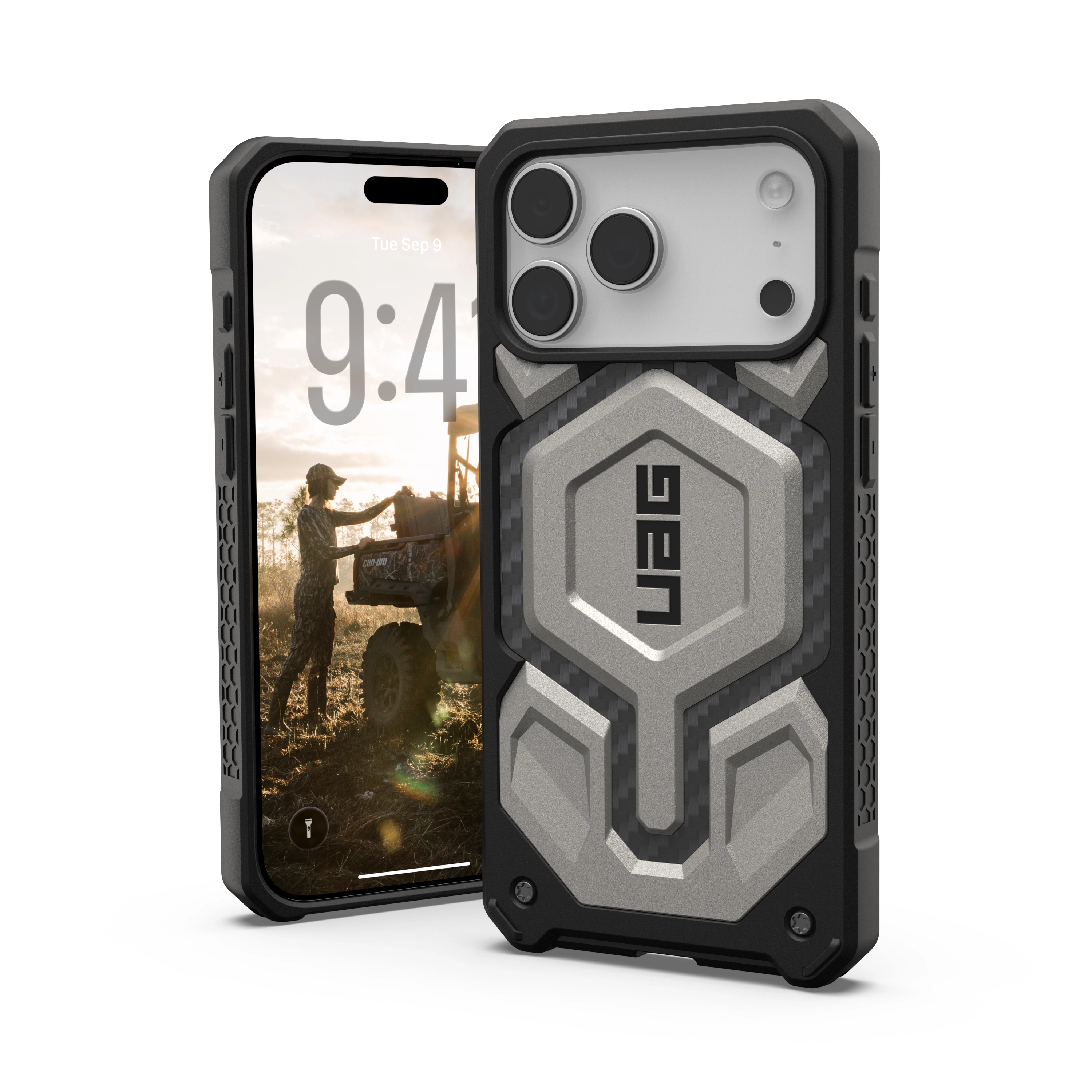 Etui UAG ETUI UAG MONARCH PRO IPHONE 17 PRO MAX TITANIUM