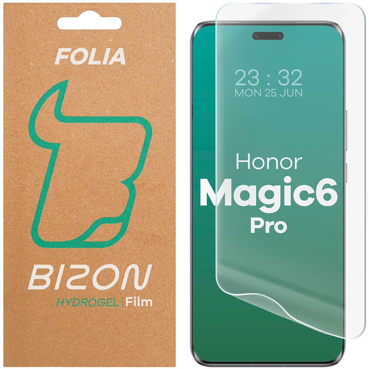 Folia hydrożelowa Bizon na ekran Hydrogel Front do Honor Magic6 Pro 1 sztuka