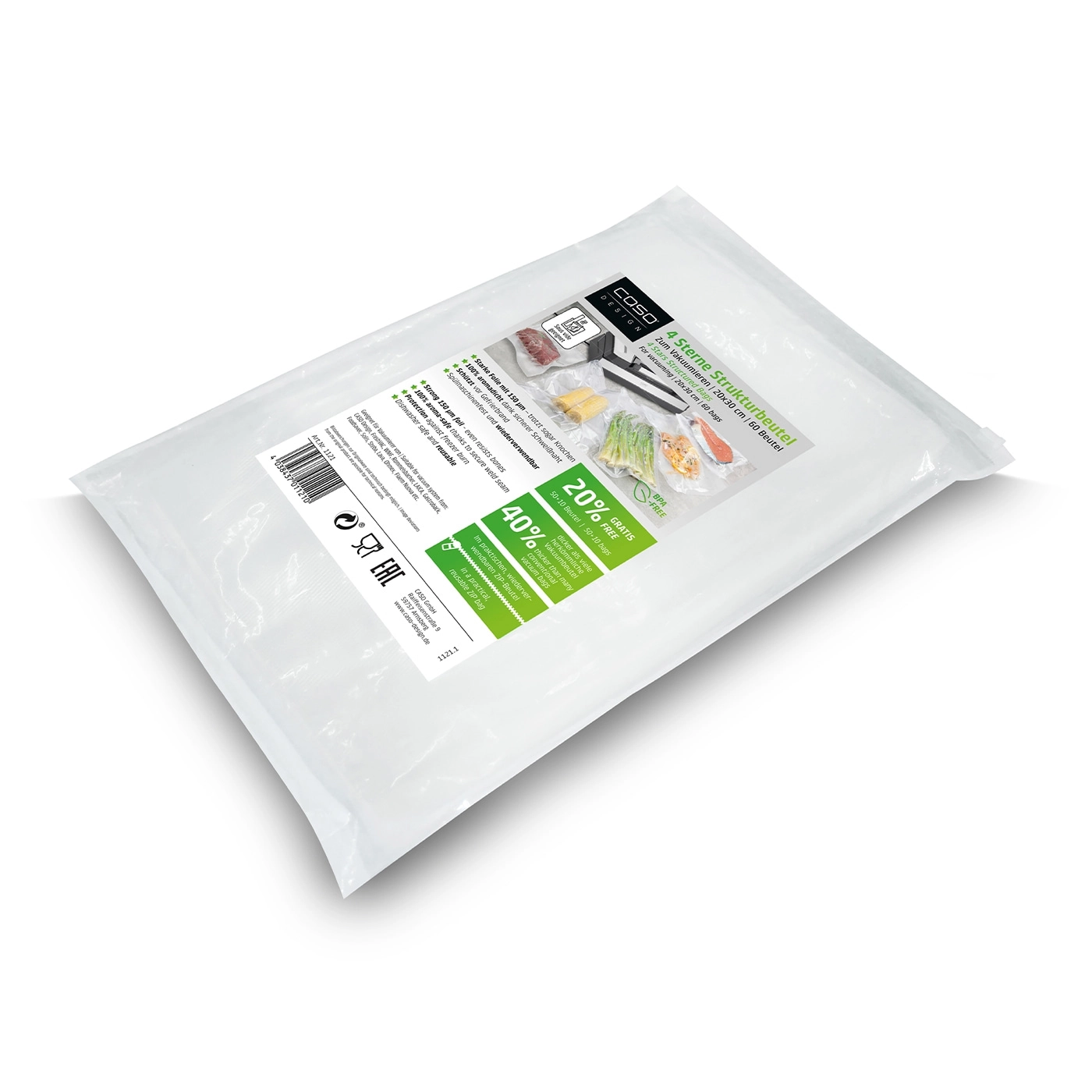 Worek do zgrzewarki Caso Germany 1121 60szt.