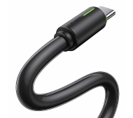 USAMS 3A YU Series USB-C do USB-A 1m Czarny