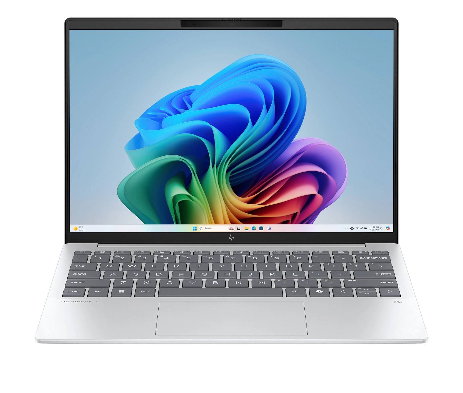 HP OmniBook 7 Aero 13-bg1218nw 13,3" AMD Ryzen AI 5 340 16GB RAM 512GB Dysk SSD Win11 Srebrny Funkcje AI