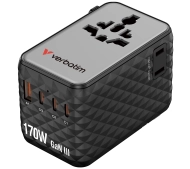 Verbatim 30190 170W PD 3.1 PD 3.0 QC 4+ Black