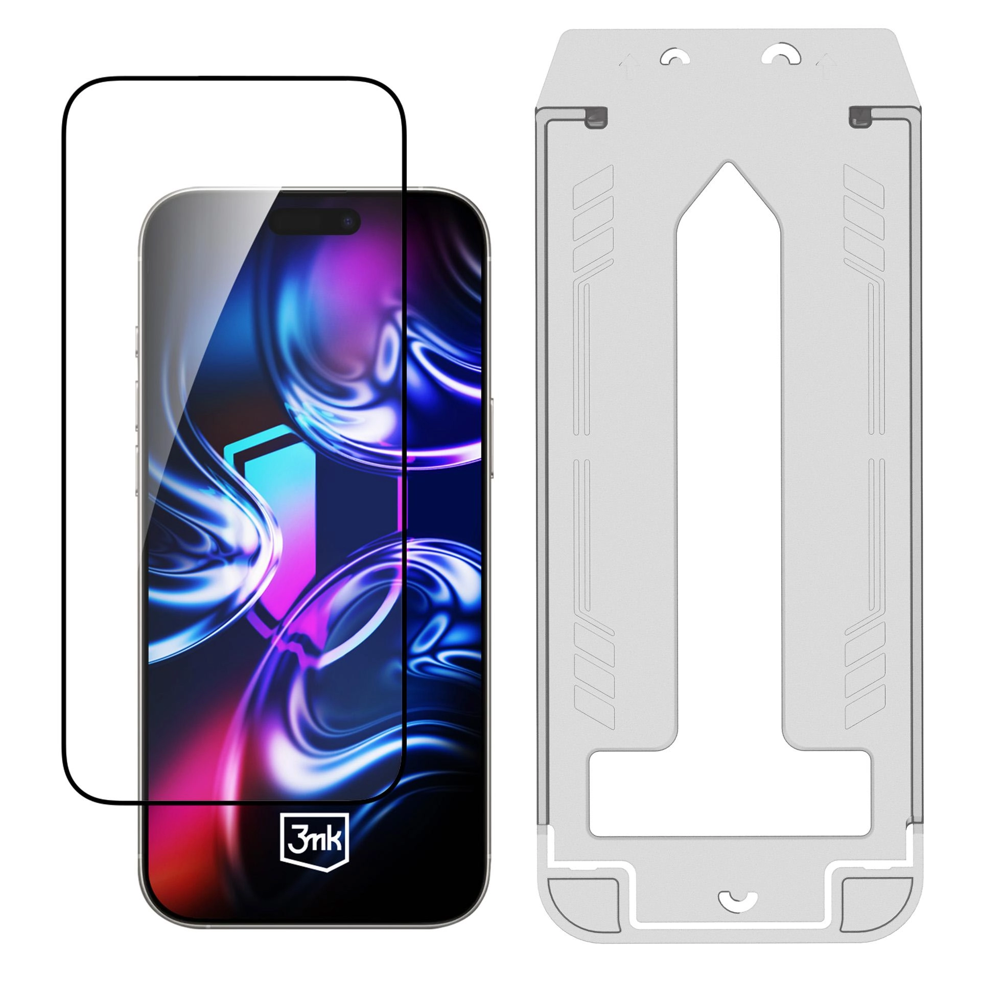 Szkło hartowane 3mk Hardglass Max do iPhone 16 Pro/ 17