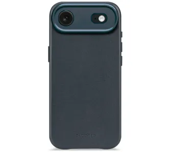 Etui Decoded Leather Backover MagSafe do iPhone Air Niebieski