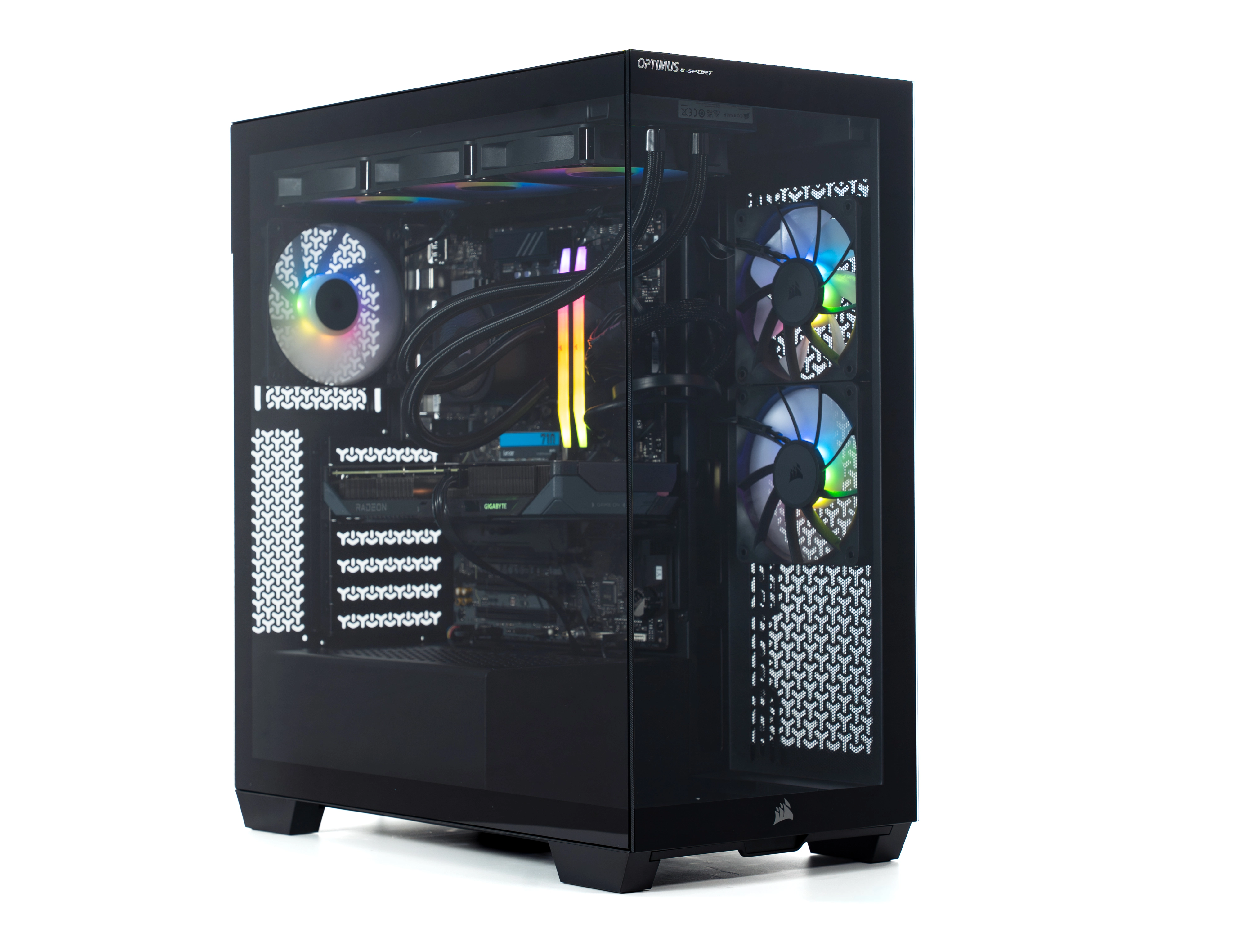 Komputer gamingowy Optimus E-Sport GB650T-CR4 R7 7800X3D 32GB RAM 1TB Dysk SSD RX9060XT Win11