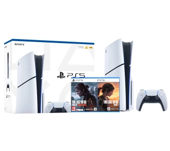 Konsola Sony PlayStation 5 Slim E Chassis (PS5) 1TB z napędem + The Last of Us Part I / Part II