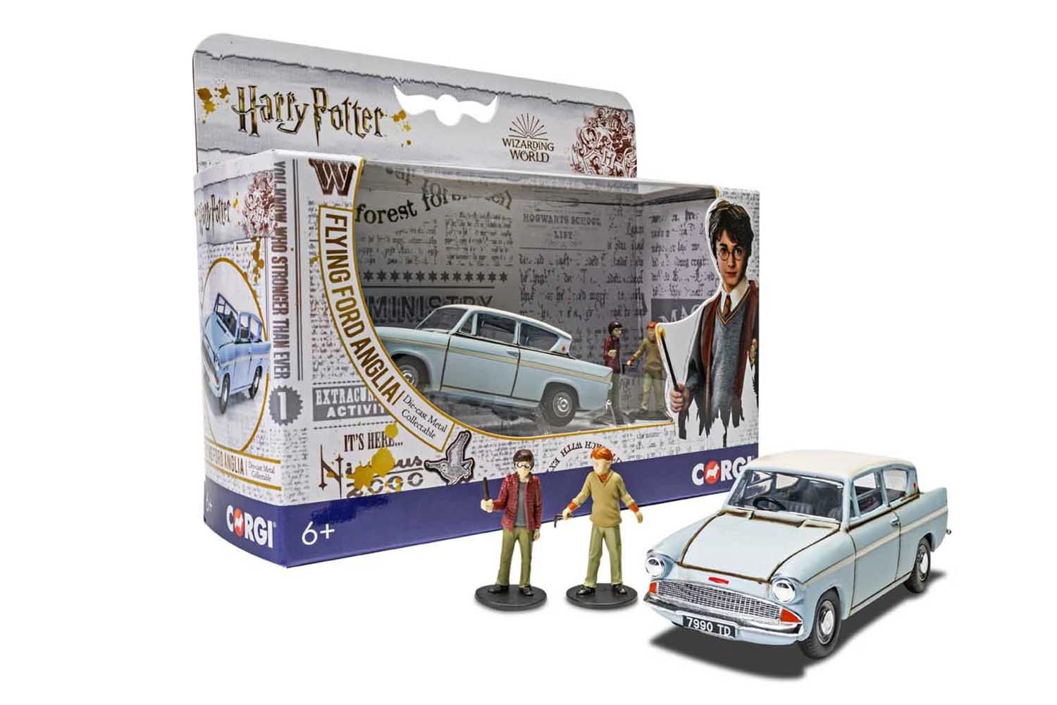 Model Corgi Harry Potter Zaczarowany Ford Anglia z figurkami