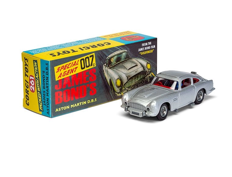 Model Corgi James Bond Aston Martin DB5 Srebrny