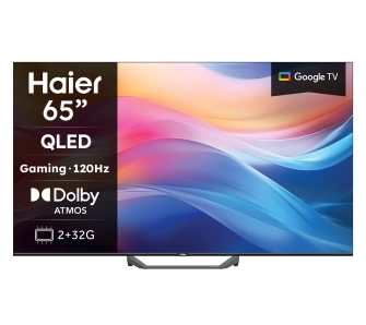 Telewizor Haier H65S80FUX 65" QLED 4K 120Hz DLG GoogleTV Dolby Vision Dolby Atmos HDMI 2.1 DVB-T2