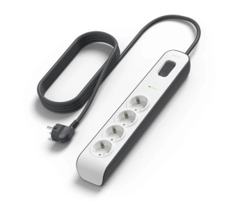 Listwa Belkin BSV400VF2M-V2, 4 gniazda, 2m Biało-czarny