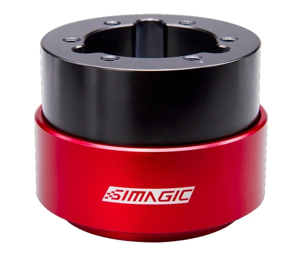 Adapter Simagic Quick Release 50 Szybkozłącza do kierownicy Aluminiowa Czarno-czerwony