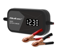 Qoltec 52492 Inteligentna mikroprocesorowa 12V / 2A Prostownik do akumulatora AGM GEL