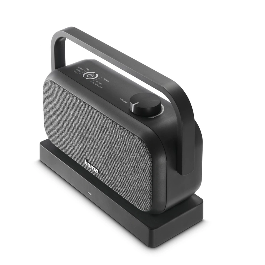 Hama 221849 Mobilny Radiowy TV 10W Czarny