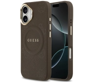 Guess Peony Hot Stamp MagSafe do iPhone 17 brązowy