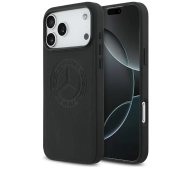 Mercedes-Benz Leather Vintage Logo MagSafe do iPhone 17 Pro Max czarny