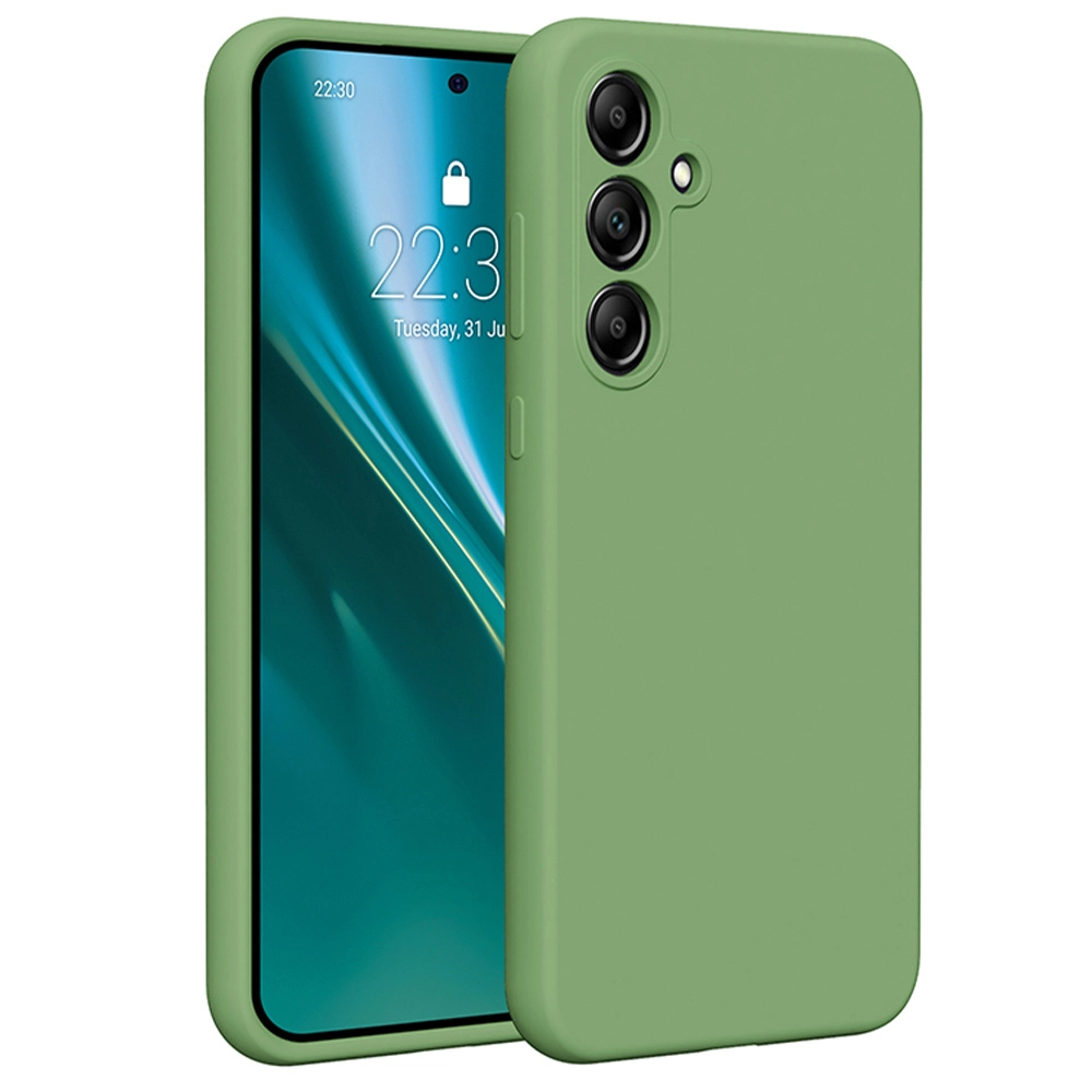 Etui Etteri Silicone Case Galaxy A55 5G Zielony
