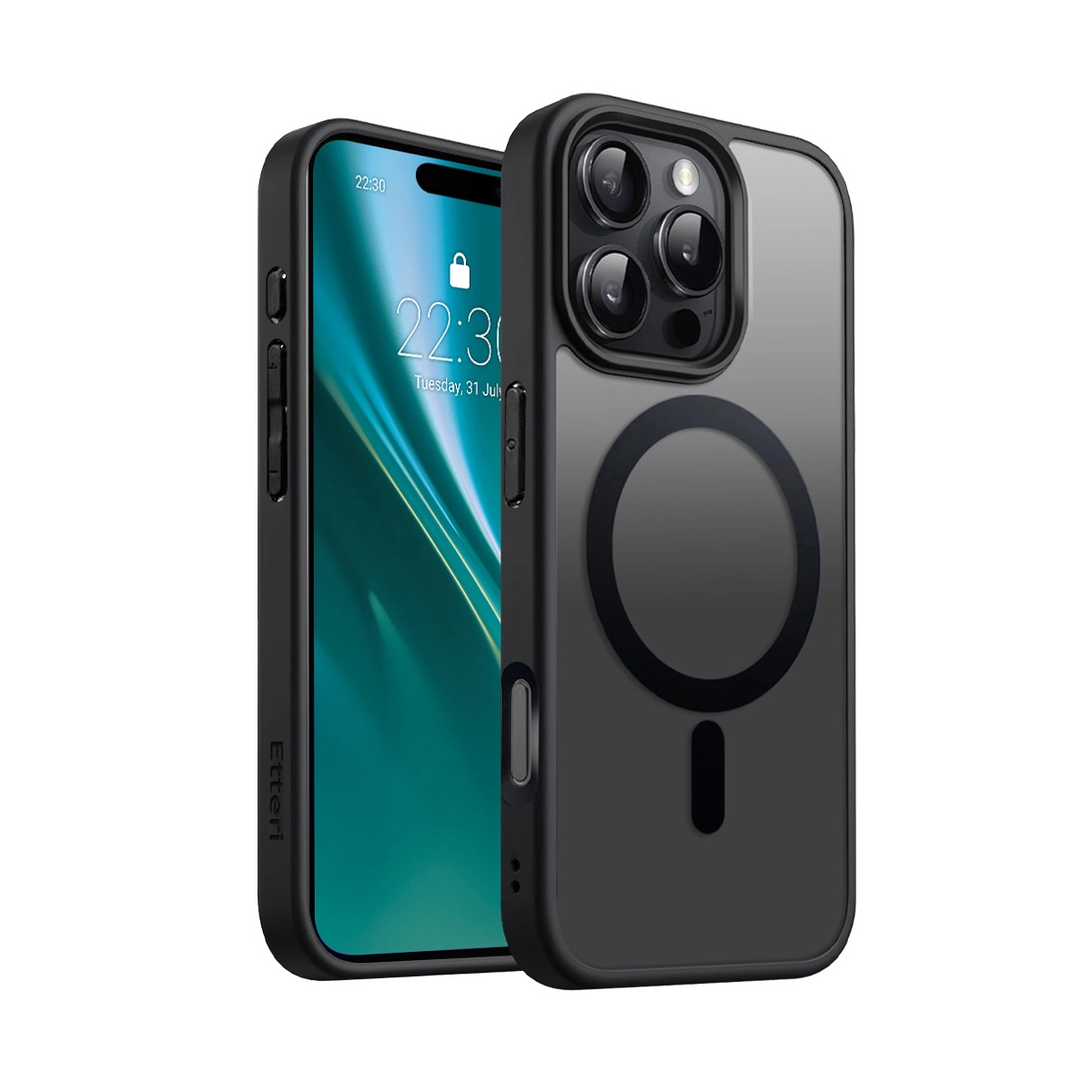 Etui Etteri Matt Mag do iPhone 16 Pro Max Czarny