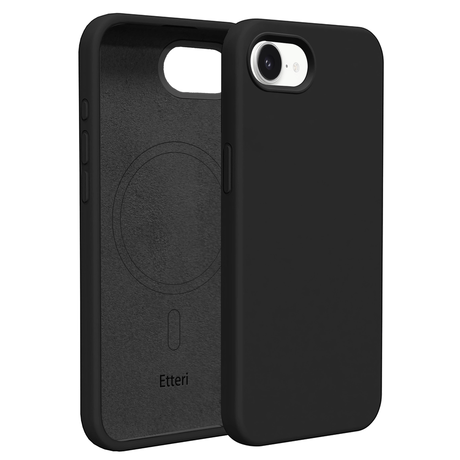 Etui Etteri Silicone Case do iPhone 16e Czarny