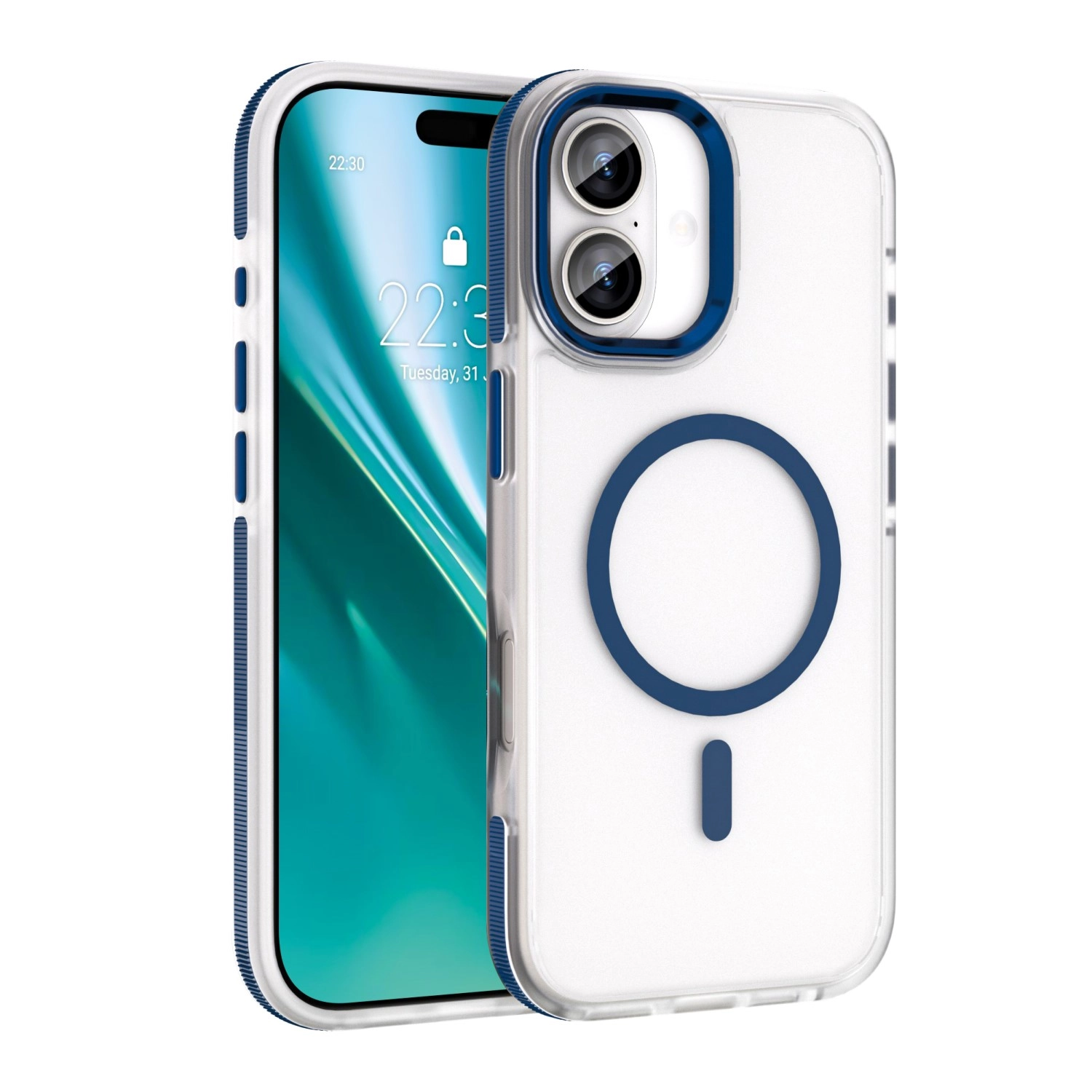 Etui Etteri Icy Mag do iPhone 17 Niebieski