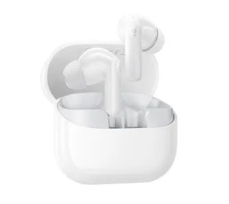 Słuchawki bezprzewodowe Baseus Bass BP1 NC Doknałowe Bluetooth 6.0 Biały