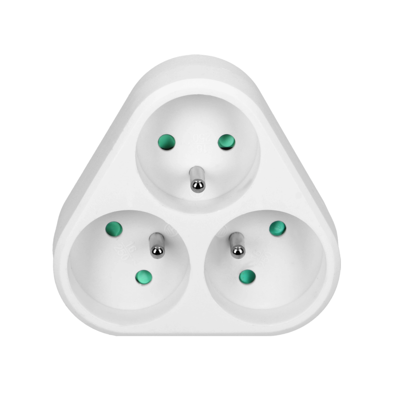 Rozgałęziacz Orno OR-AE-13178 3 gniazda Biały