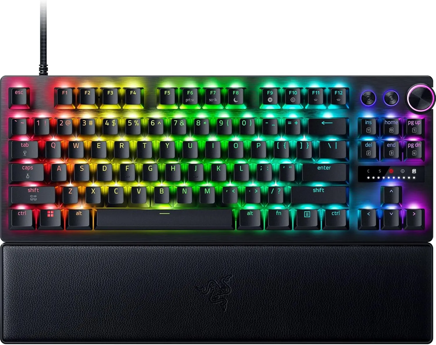 Klawiatura opto-mechaniczna Razer Huntsman V3 Pro Tenkeyless 8KHz Analog Optical Switch Gen-2 Czarny
