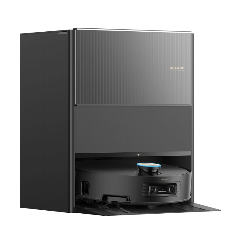 Robot sprzątający Dreame Aqua10 Ultra Roller Complete Funkcja mopowania Stacja oczyszczająca Tworzenie mapy pomieszczenia 72dB Czarny AI