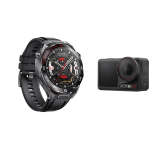 Smartwatch Huawei Watch Ultimate 2 Funkcje AI 48mm Czarny + DJI Osmo Action 5 Pro