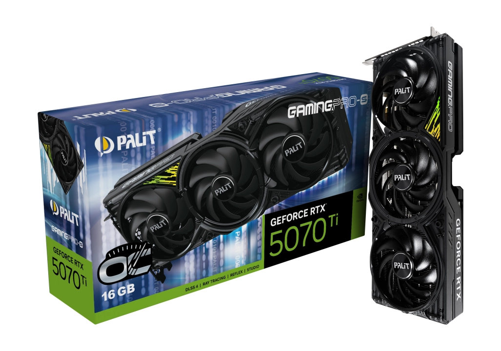Palit GeForce RTX 5070 Ti GamingPro-S OC 16GB GDDR7 256bit DLSS 4