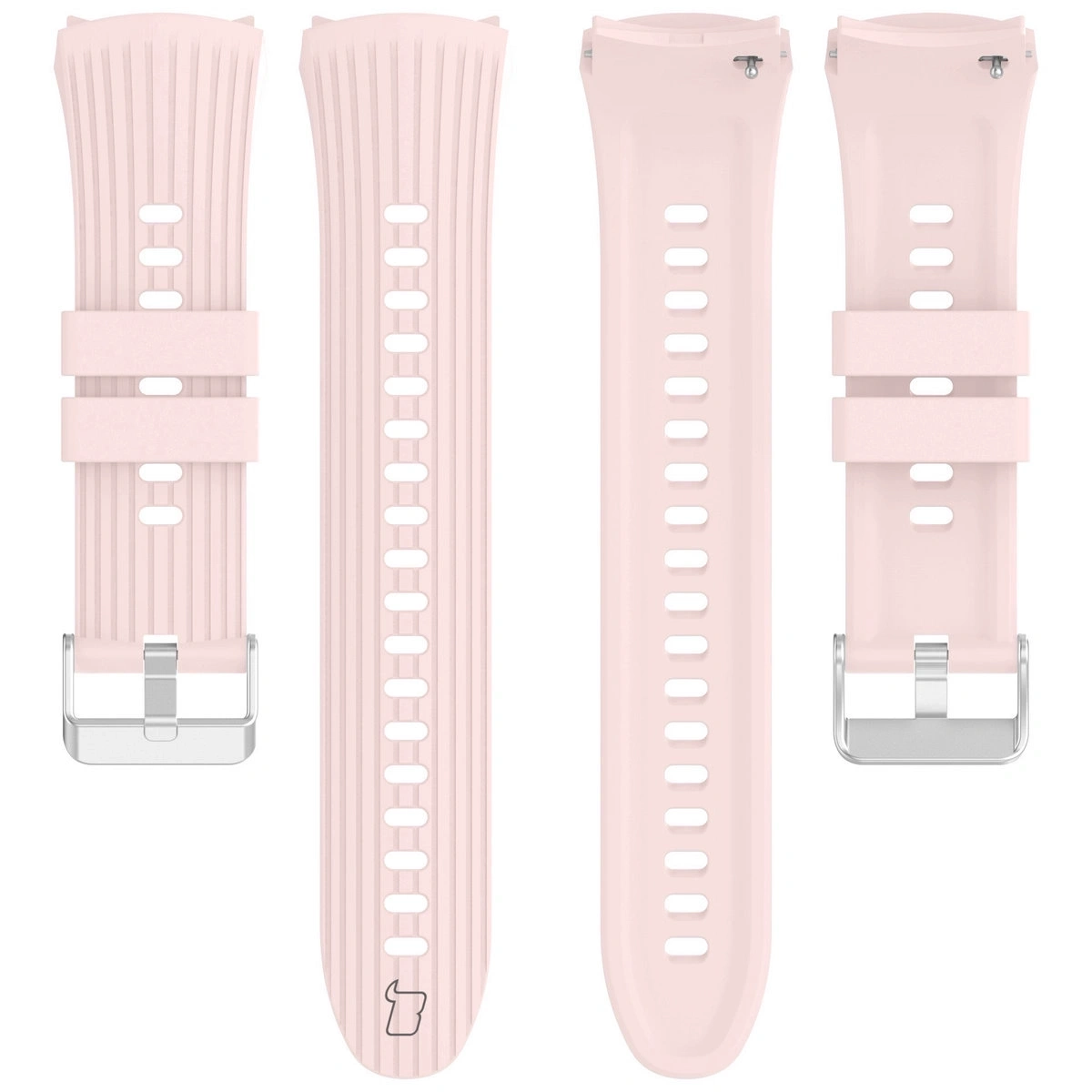 Pasek Bizon Strap Watch Silicone S do Huawei Watch 5 42 mm różowy