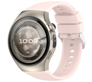 Bizon Strap Watch Silicone S do Huawei Watch 5 42 mm różowy