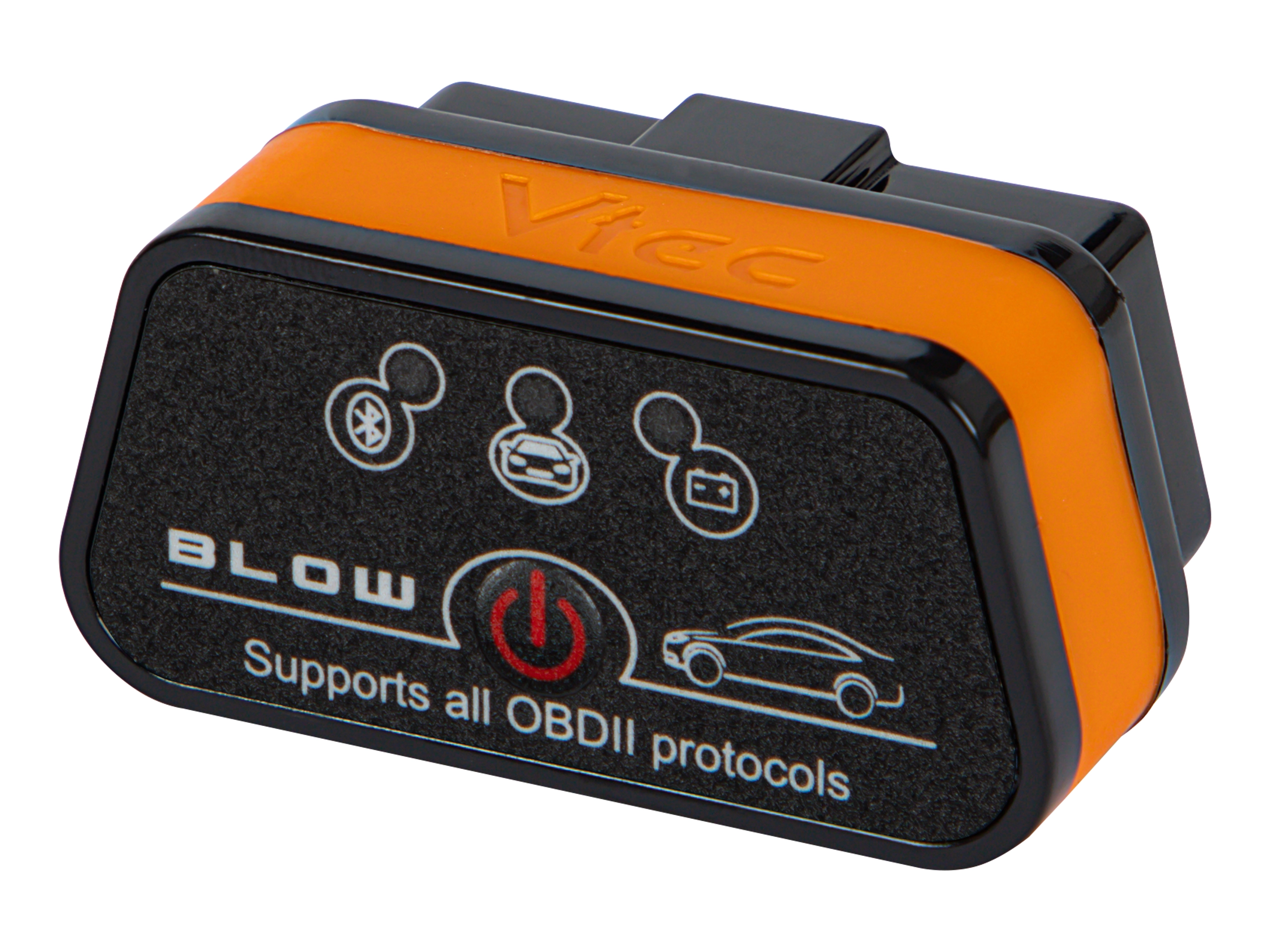 Bezprzewodowy adapter BLOW Vtec iTRON Interfejs diagnostyczny OBD2 Bluetooth