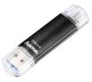 PenDrive Hama OTG Laeta Twin 64GB USB 3.0 / microUSB Czarny
