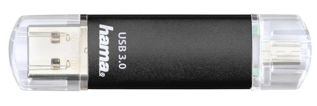PenDrive Hama OTG Laeta Twin 64GB USB 3.0 / microUSB Czarny