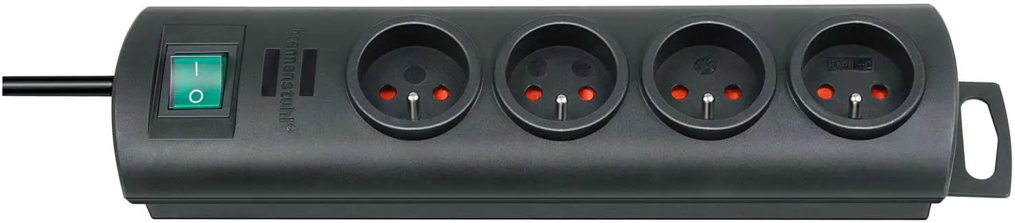 Przedłużacz Brennenstuhl Primera-Line 141197 4 gniazda 1,5m Czarny