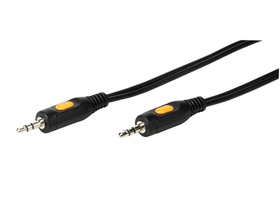 Kabel  audio Vivanco 46098 jack 3,5mm 0,75m Czarny